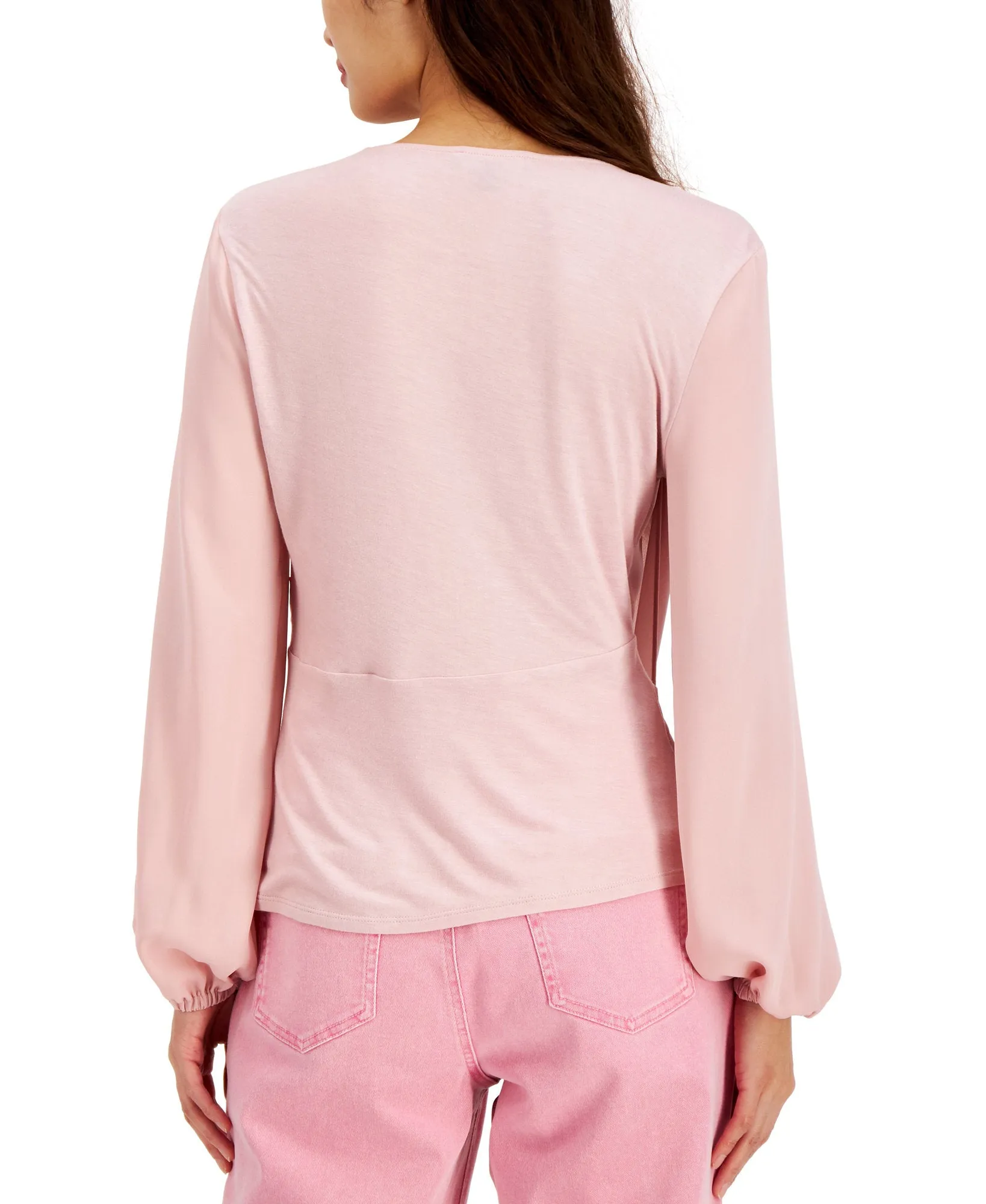 INC International Concepts Women's Drape-Front Top