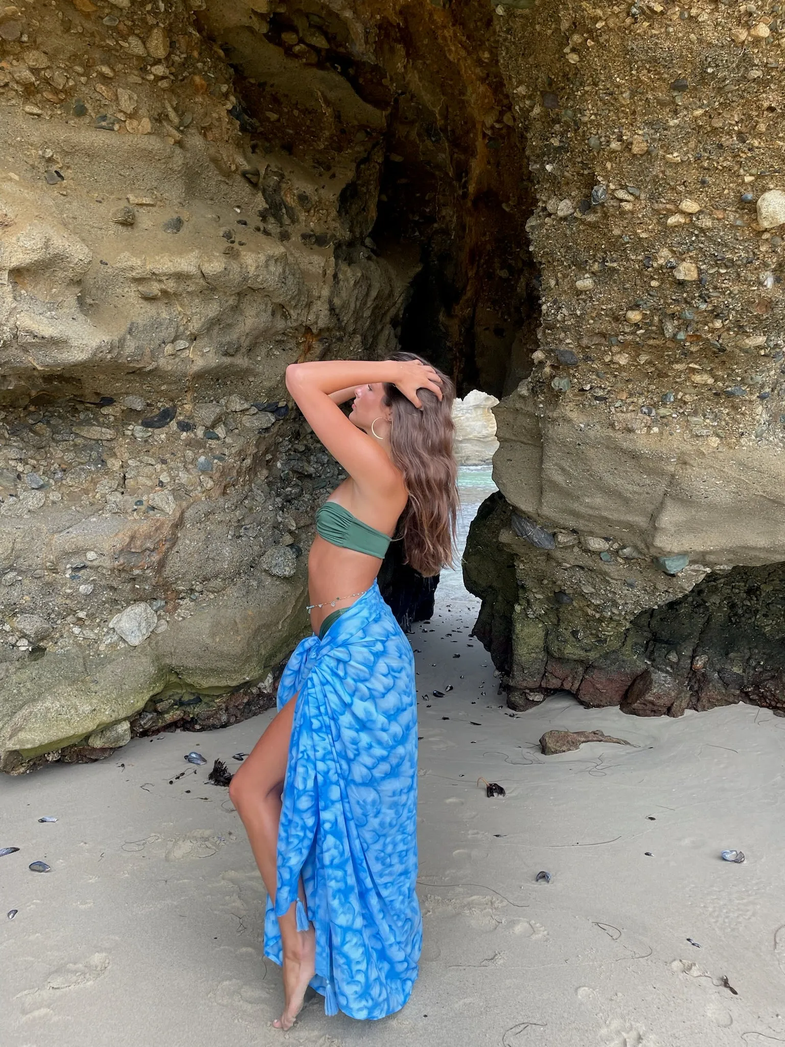 INDAH Printed Fringe Sarong