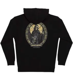 Independent ITC Stained Zip Sweatshirt - Black