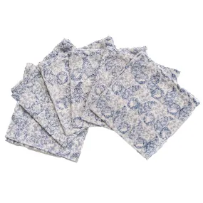 India Hicks Home Pouchette Slate Cocktail Napkins | Set of 6
