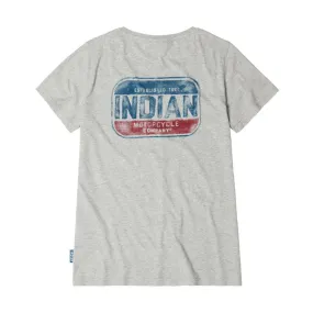Indian Motorcycle  Polaris Womens Indian Sign T-Shirt Tee Soft Lightweight Comfortable