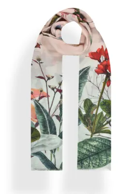 Indian Summer Print in Wool Silk