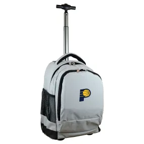 Indiana Pacers Premium Wheeled Backpack in Grey