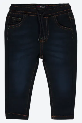 Infant Boys Navy Pull On Denim