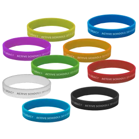 Infilled Wristbands - Unprinted sample