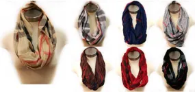 infinity circle scarves - assorted color Case of 24