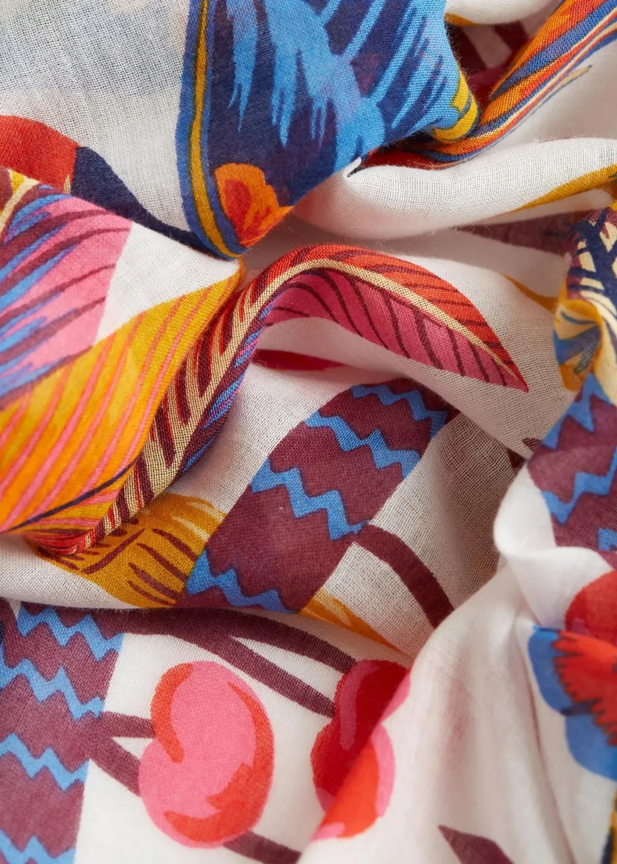 INOUI EDITIONS Cerise 100 Scarf - White