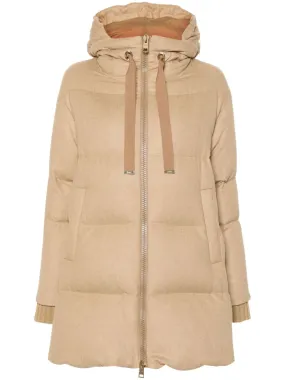 insulated hooded coat