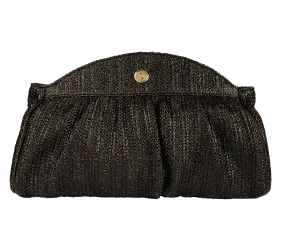 Ios Raffia Straw Clutch