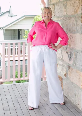 Iris May Pant in White