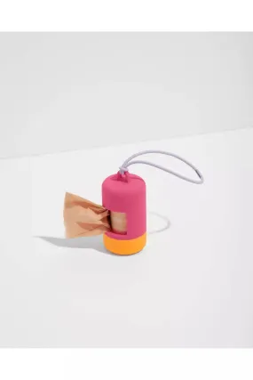 Isaac Mizrahi Cosmopolitan Pink Waste Bag Dispenser