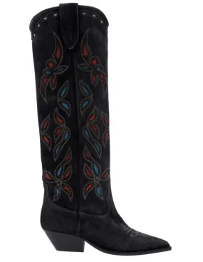 Isabel Marant Denvee Suede Western Boots