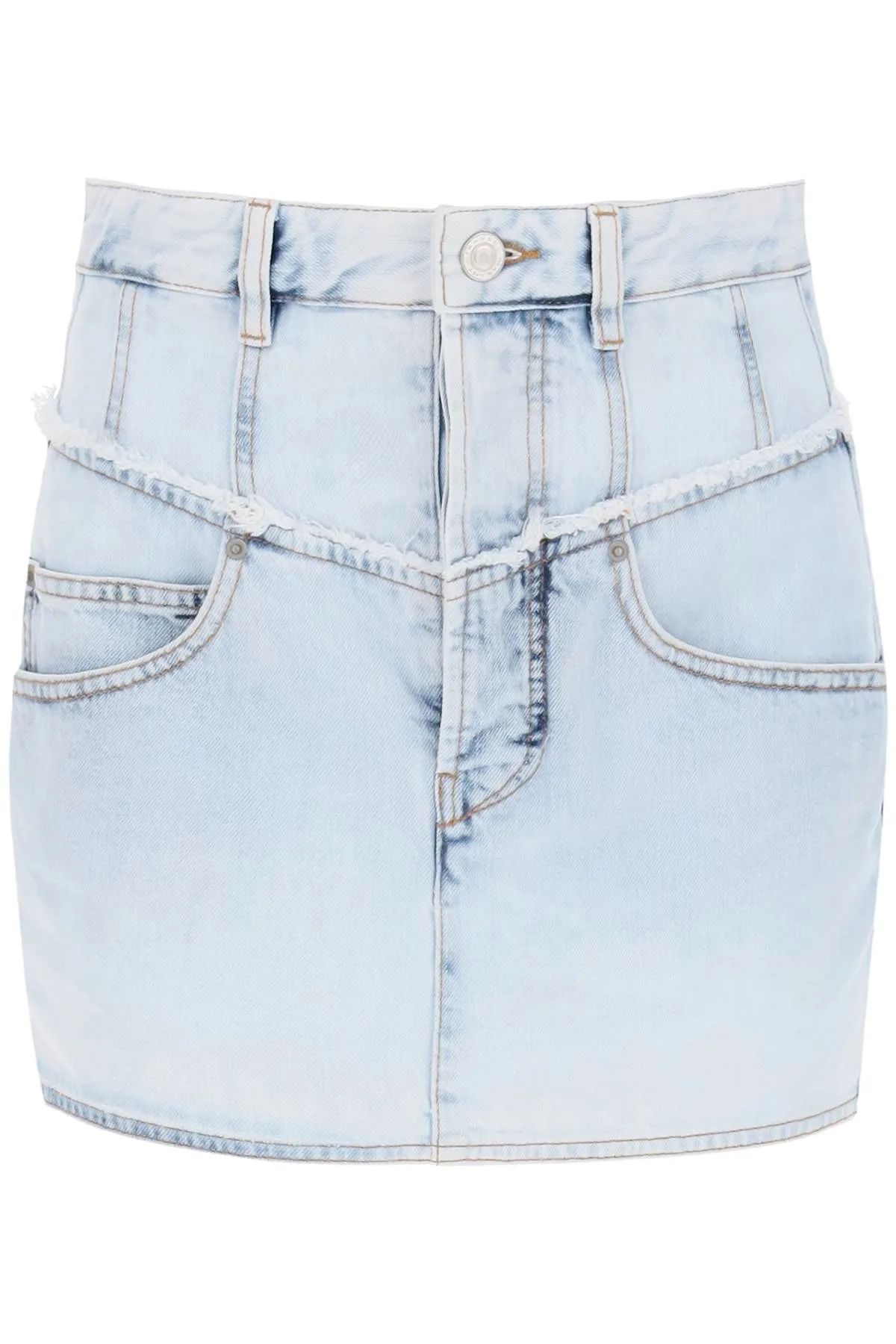 Isabel Marant Narjis Denim Mini Skirt