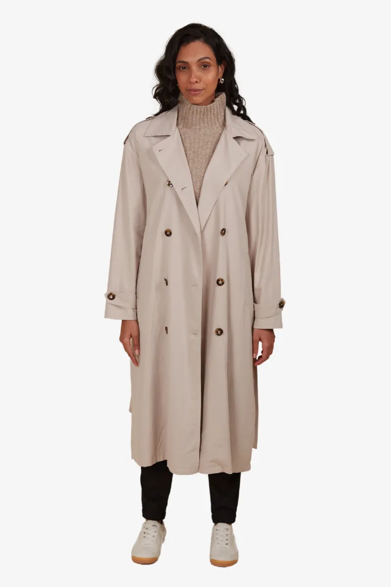 Isle of Mine - Freya Trench Coat - Canvas