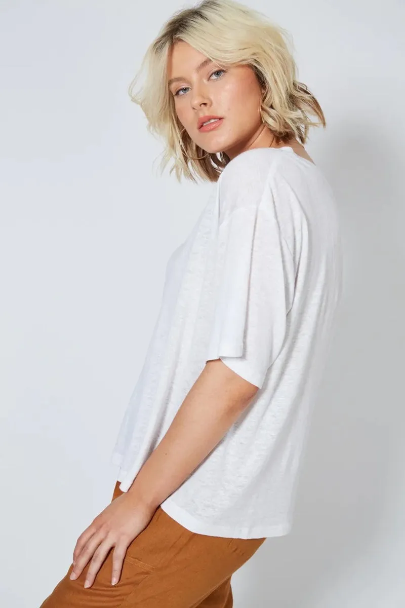 Isle Of Mine - Sunda V Neck Tee - Imperial