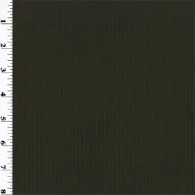 Italian Ribbed Sweater Fleece - Bay Leaf Green Fabric