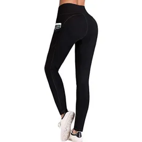 IUGA High Waist Yoga Pants with Pockets, Tummy Control, Workout Pants for Women 4 Way Stretch Yoga Leggings with Pockets