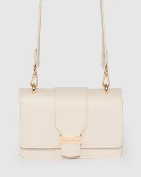 Ivory Pheobe Buckle Crossbody Bag