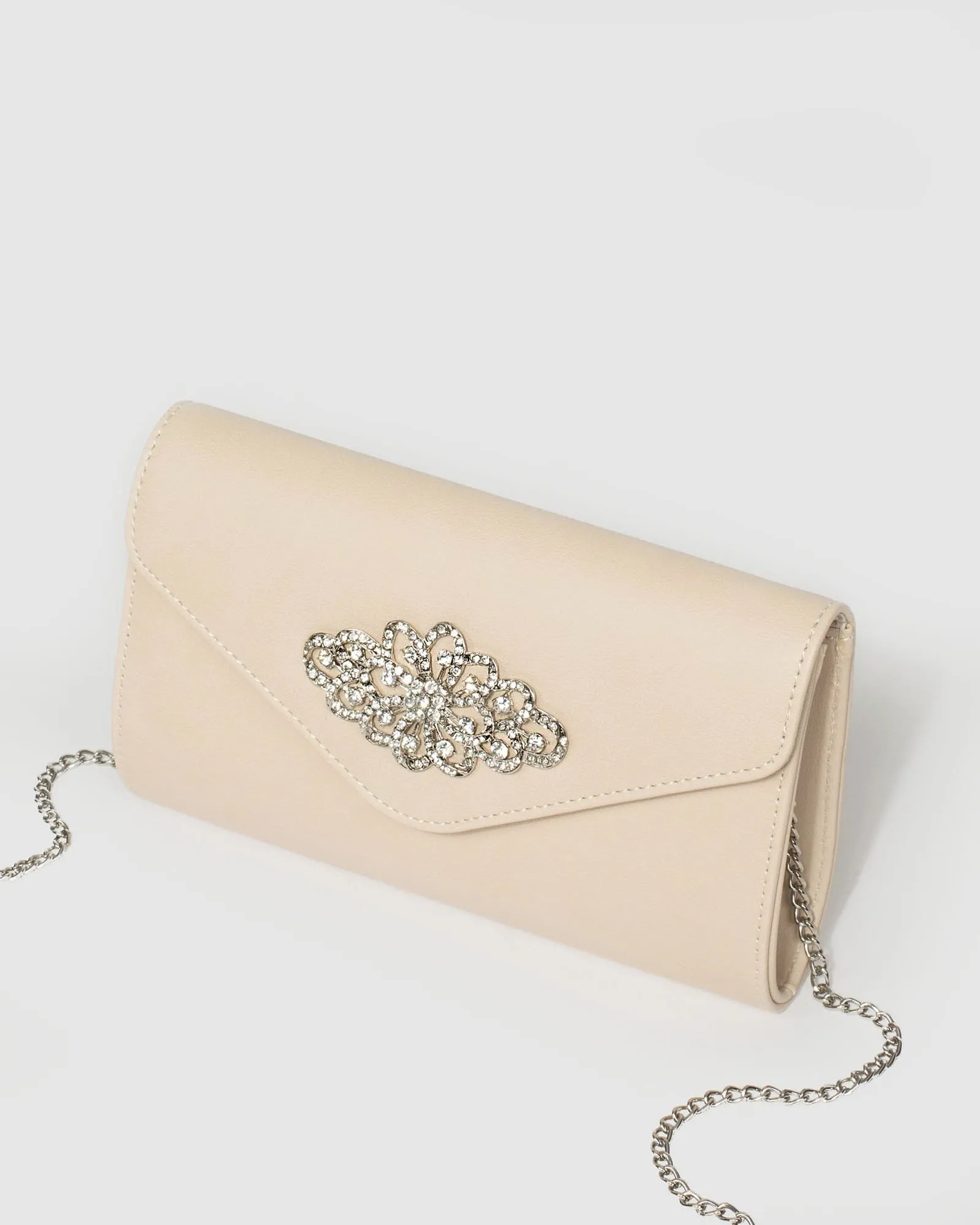 Ivory Sloane Envelope Clutch Bag