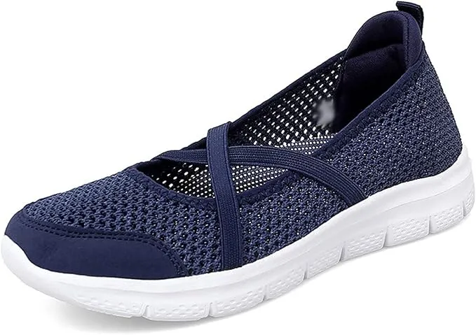 Ivyshape | Criss Cross Slip-On Shoes