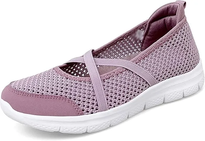 Ivyshape | Criss Cross Slip-On Shoes