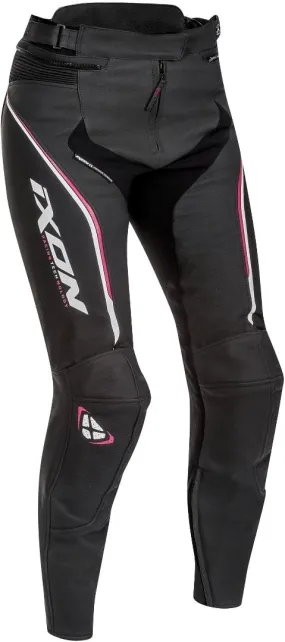 Ixon Trinity Women's Motorcycle Pants Black Fuchsia
