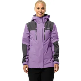 Jack Wolfskin Womens Jasper 2L Waterproof Walking Jacket - Velvet