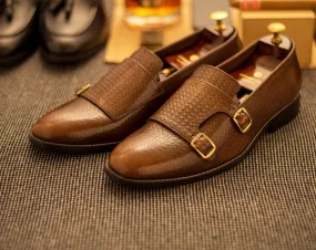 Jacob Monk Straps - Printed Cognac