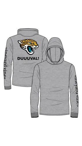 Jaguars Hooded LS T-Shirt Hthr Grey