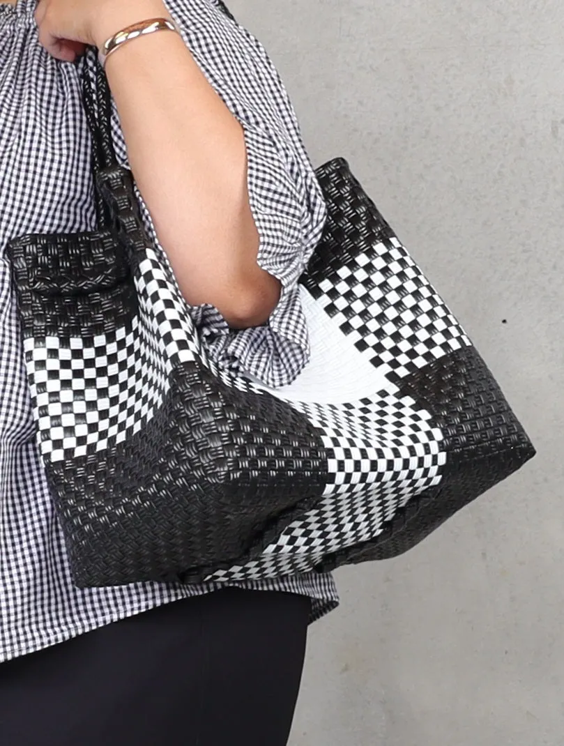 Jali Bag - Black Check