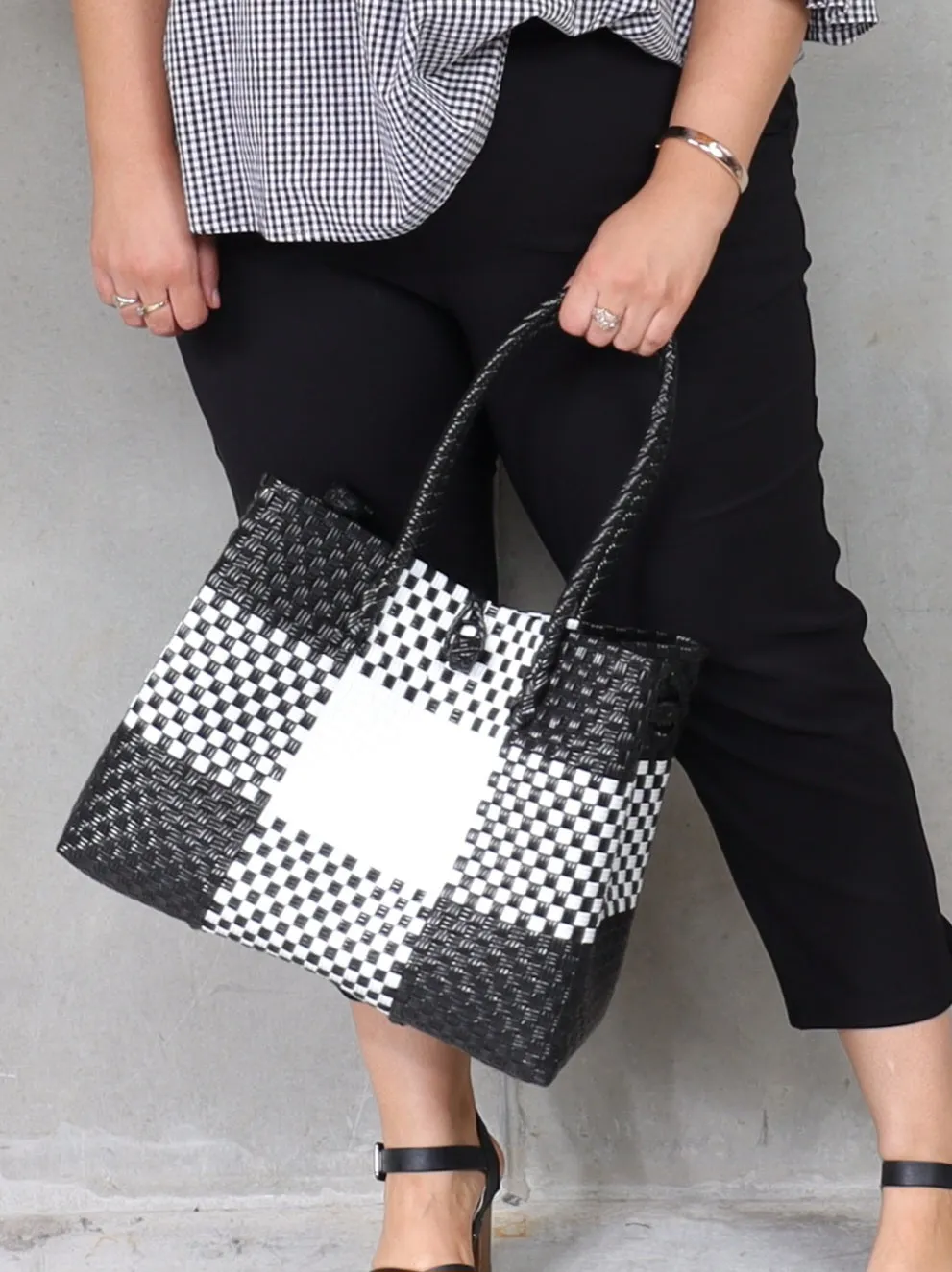 Jali Bag - Black Check