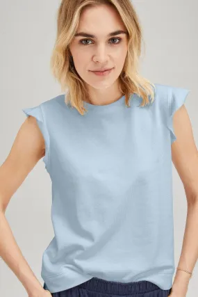Jasper Top in Fresh Blue