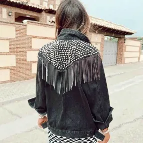 Jean Bomber jacket