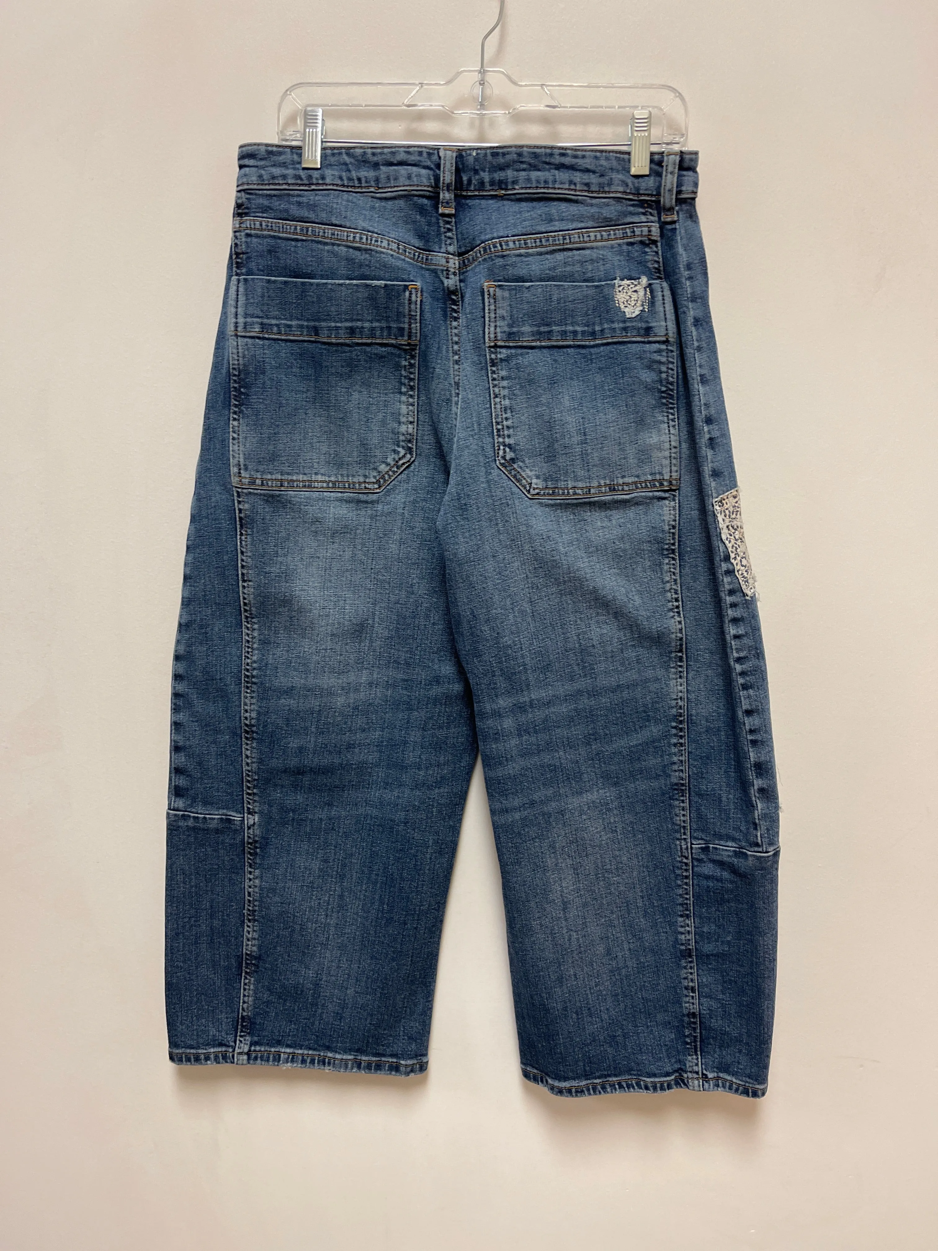 Jeans Boyfriend By Pilcro In Blue Denim, Size: 8