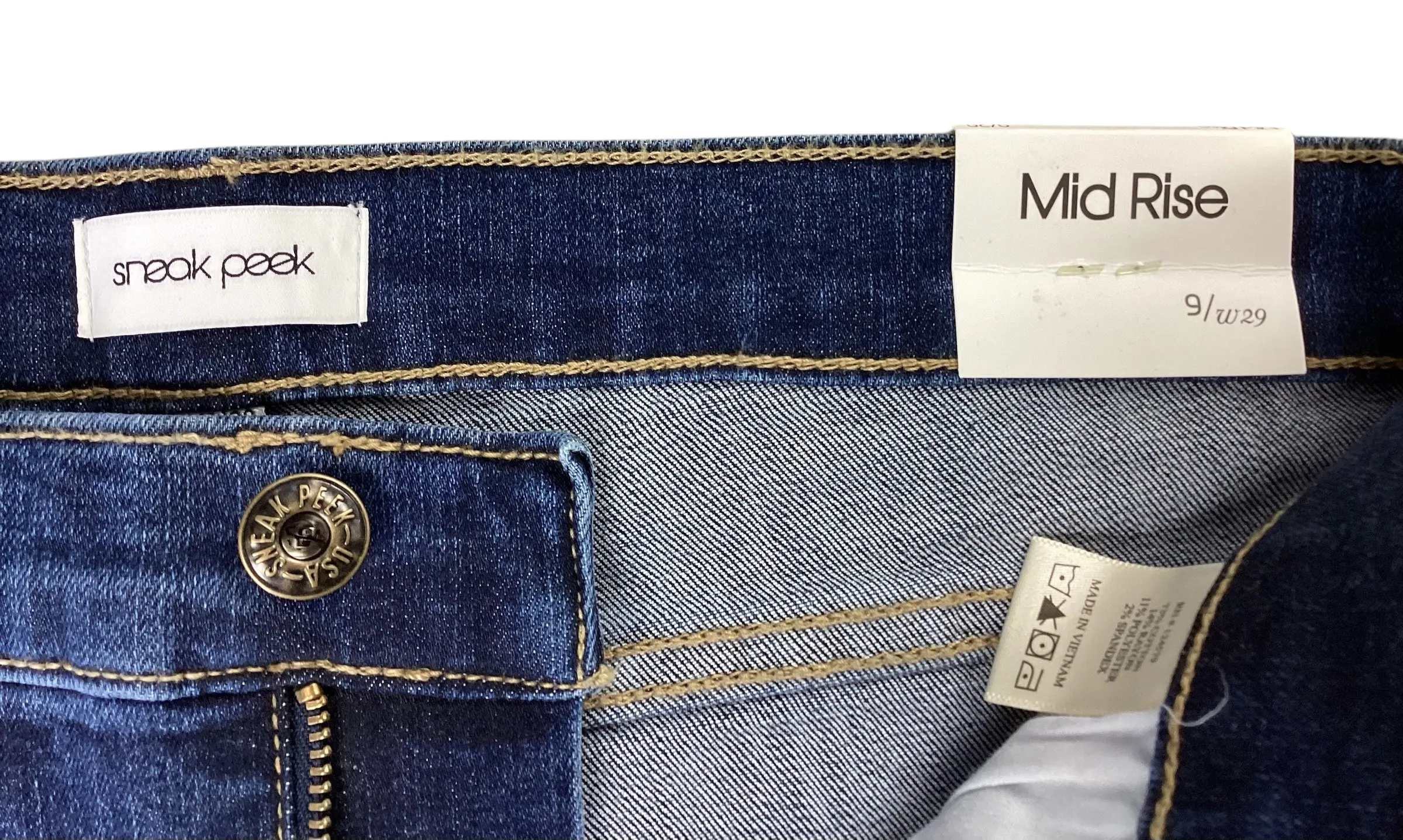Jeans Boyfriend By Sneak Peek In Blue Denim, Size: 8