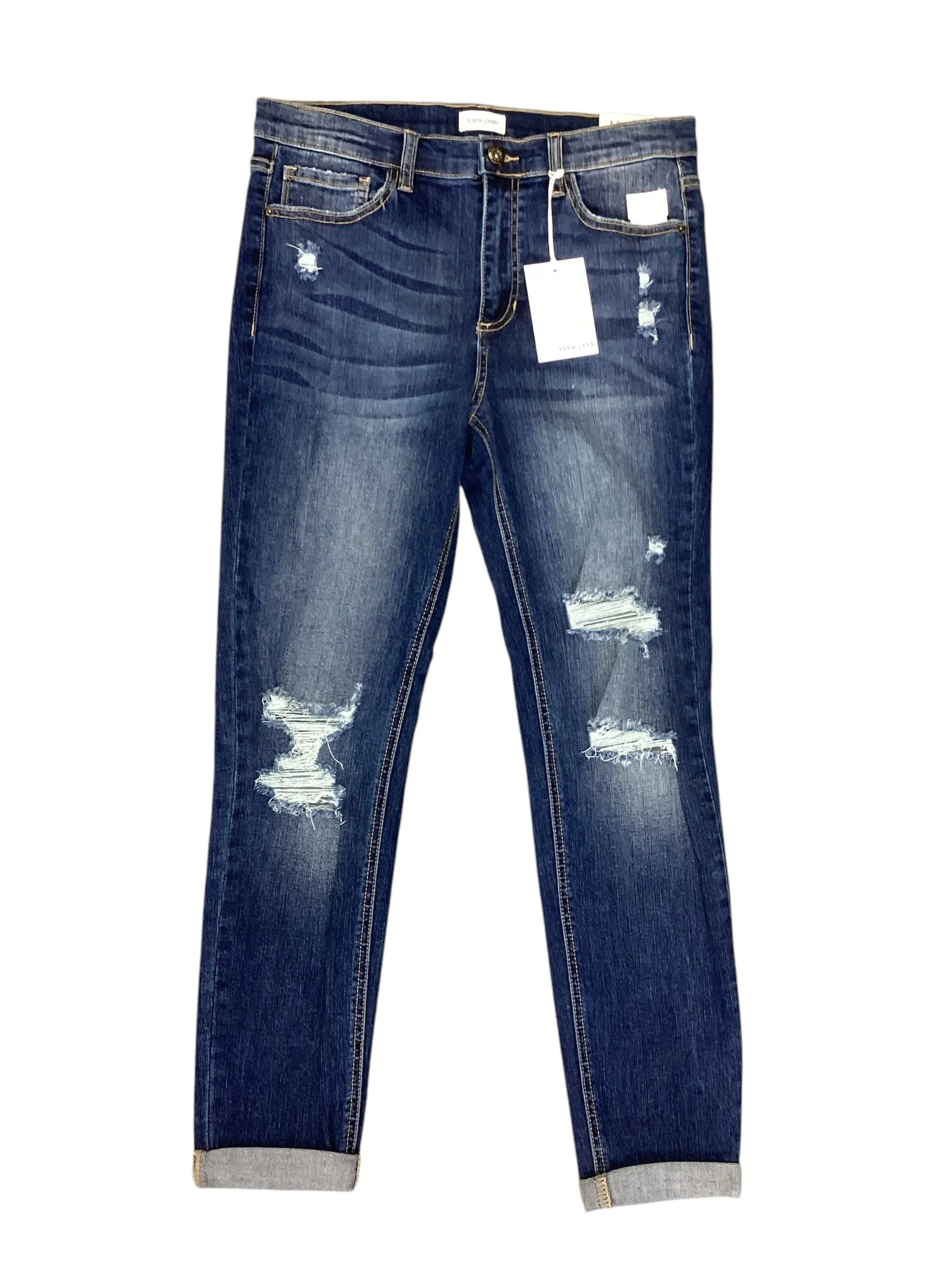 Jeans Boyfriend By Sneak Peek In Blue Denim, Size: 8