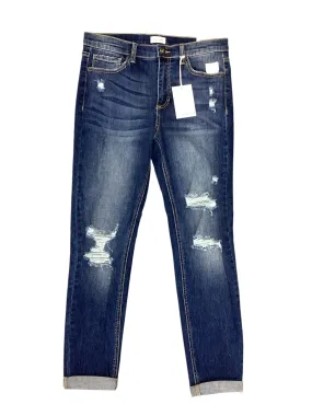 Jeans Boyfriend By Sneak Peek In Blue Denim, Size: 8