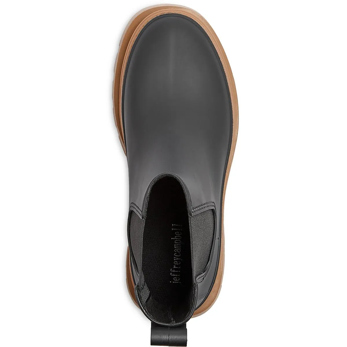 Jeffrey Campbell Womens Rain-Storm Water Resistant Pull On Chelsea Boots