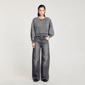 Jewellery Neck Sweatshirt