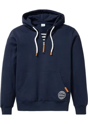 John Baner Jeanswear Comfortable Hooded Sweatshirt, blue