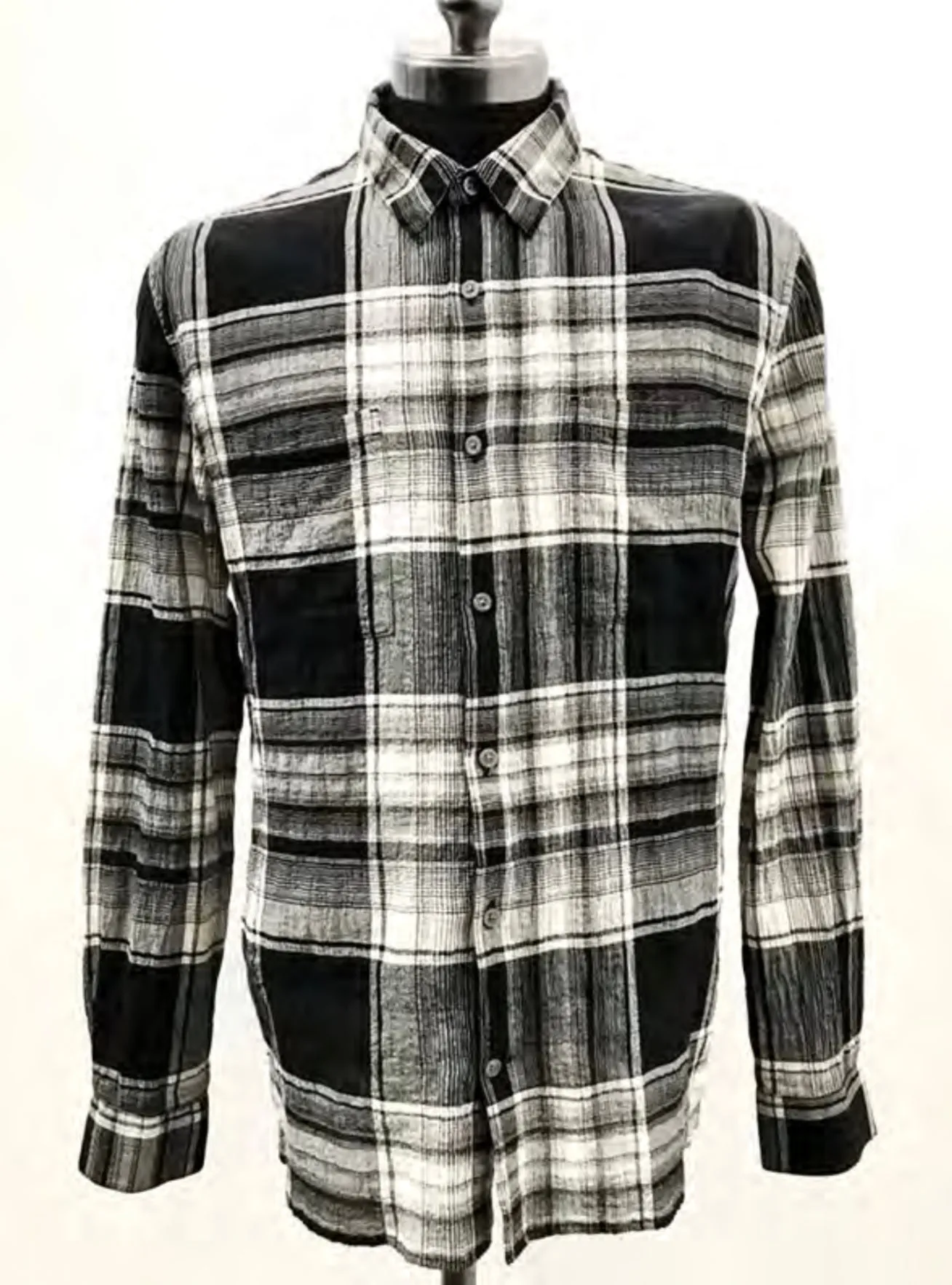 John Varvatos Cole Regular Fit LS Shirt - Black