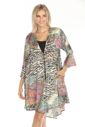 Johnny Was Lotte Paisley Tie Silk Kimono C45224BE