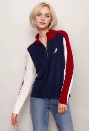 Johnny Was Ski Quarter Zip Pullover M69523 Boho Chic