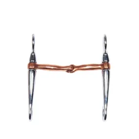 JOINTED AMERICAN HORSE BIT WITH COPPER MOUTHPIECE
