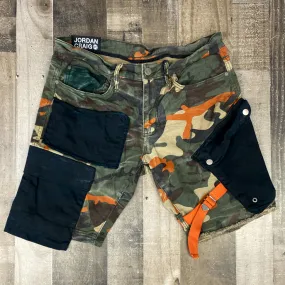 Jordan Craig- woodland denim cargo shorts