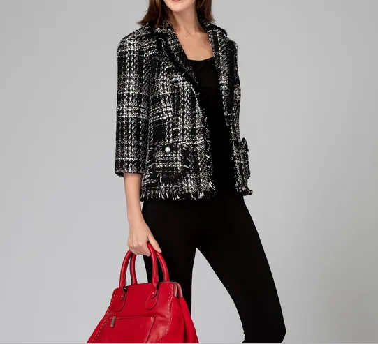 Joseph Ribkoff Plaid Jacket