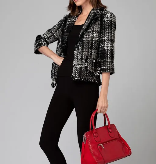 Joseph Ribkoff Plaid Jacket