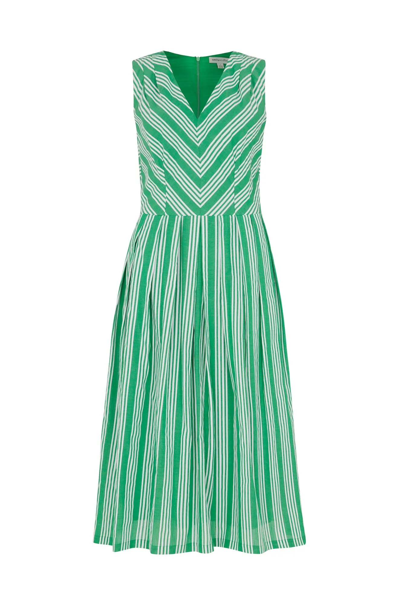 Josie Beachcomber Stripe Green Dress