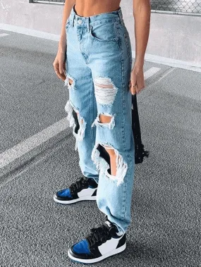 Joskaa Ripped Boyfriend Jeans