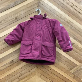 Joua - Kids' Ski Jacket - MSRP $170: Maroon/Dark Pink/Violet-children-4
